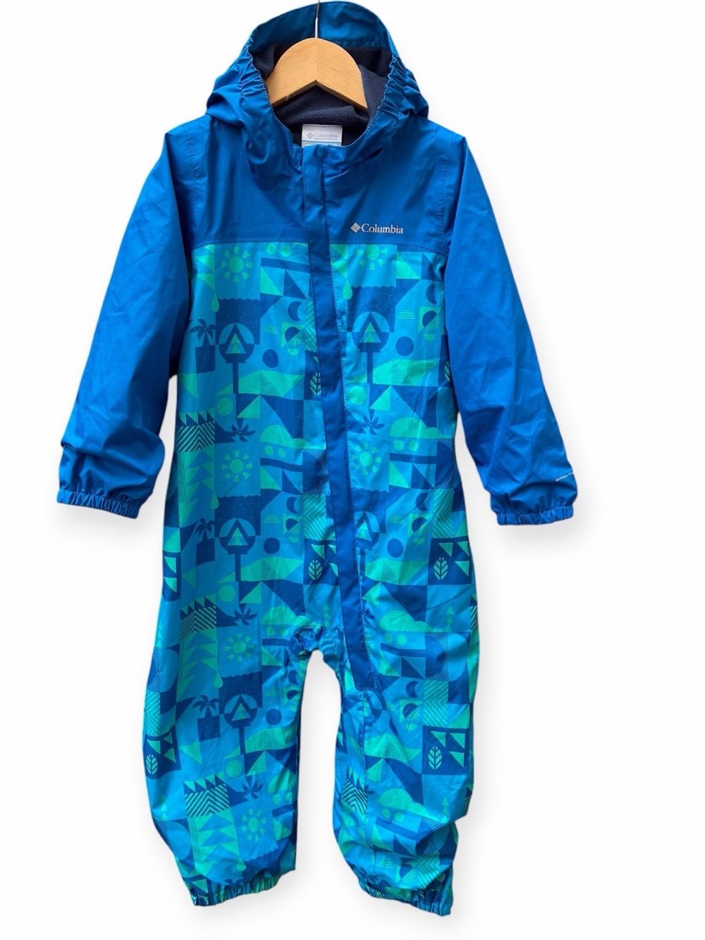 COLUMBIA Critter Jitters II Rain Suit OMNI TECH - Blue. 4T